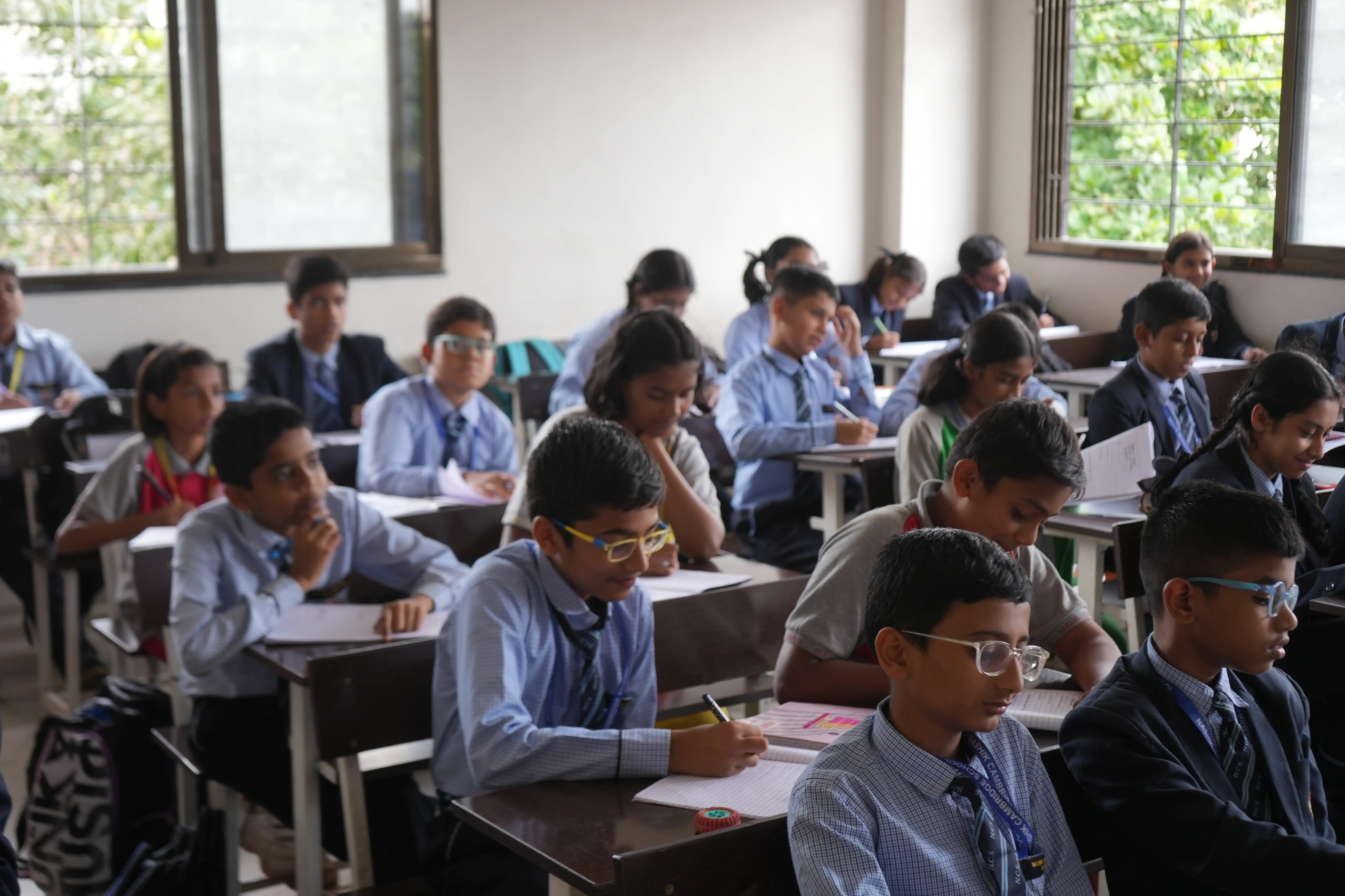 Students at Nashik Cambridge School