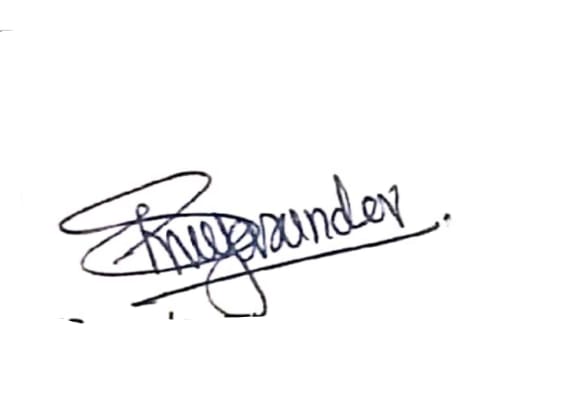 Principal's Signature